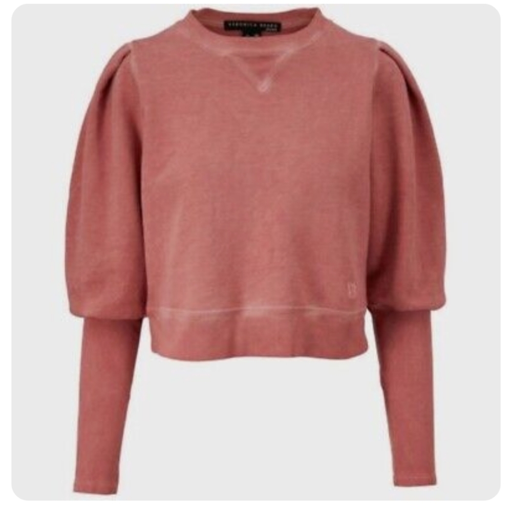 Veronica Beard Analeigh Puff Sleeve Sweatshirt